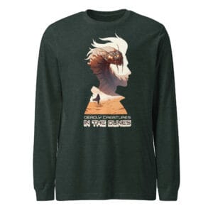 Dune Danger Tee featuring a bold desert-themed illustration