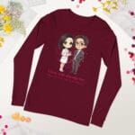 Love Will Always Be the Best Investment Tee featuring a romantic couple illustration