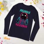 Friendly Neighbor Tee featuring a whimsical and heartwarming illustration