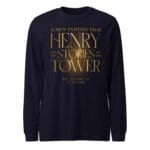 Henry's Tower Tee featuring a bold and mysterious tower illustration