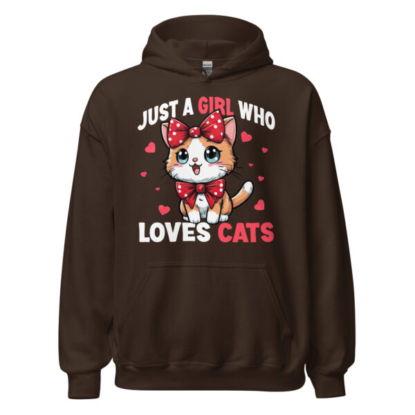 Just a Girl Who Loves Cats - Unisex Hoodie