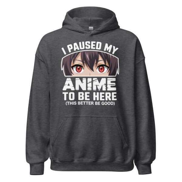 I Paused My Anime To Be Here - Unisex Hoodie