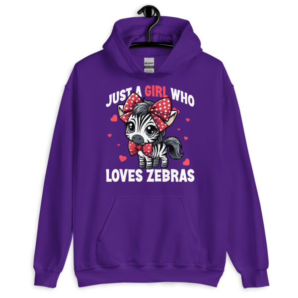 Just a Girl Who Loves Zebras - Unisex Hoodie