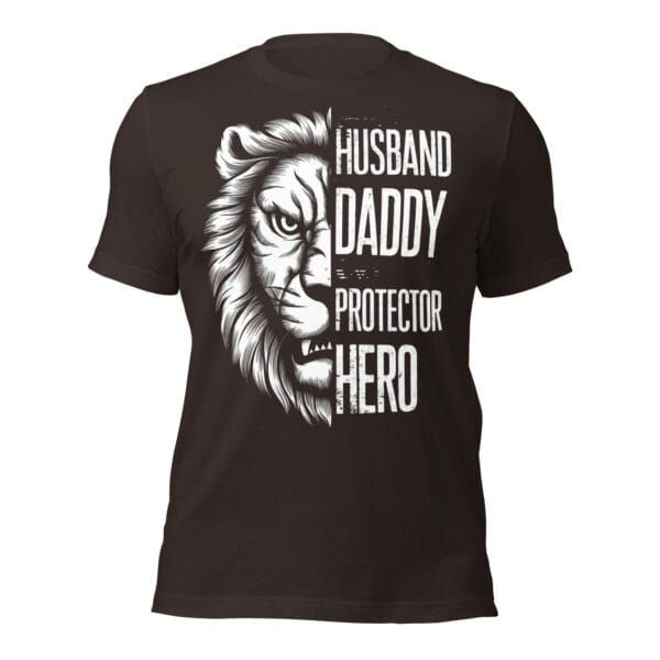 Lion Husband Daddy Protector Hero - Unisex t-shirt