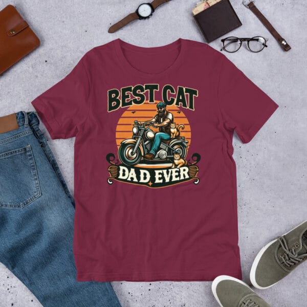 Best Cat Dad Ever - Unisex t-shirt