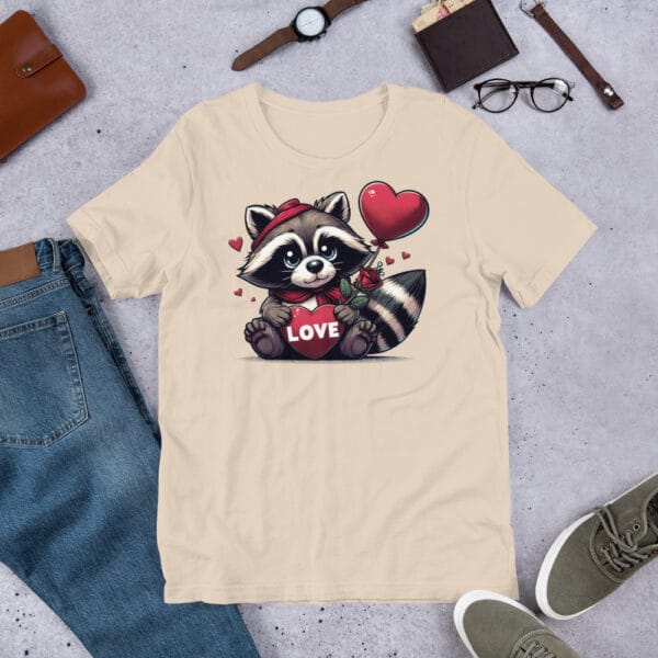 Love Raccoon - Unisex t-shirt