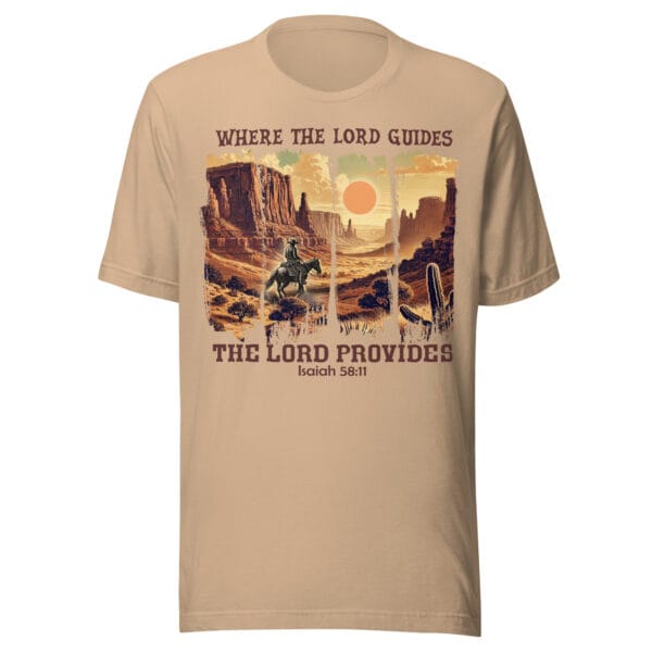 Where the Lord Guides - Unisex t-shirt