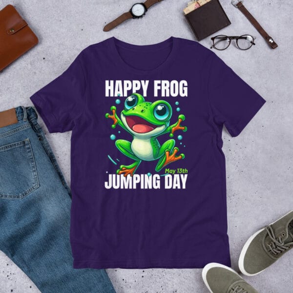 Happy Frog Jumping Day - Unisex t-shirt