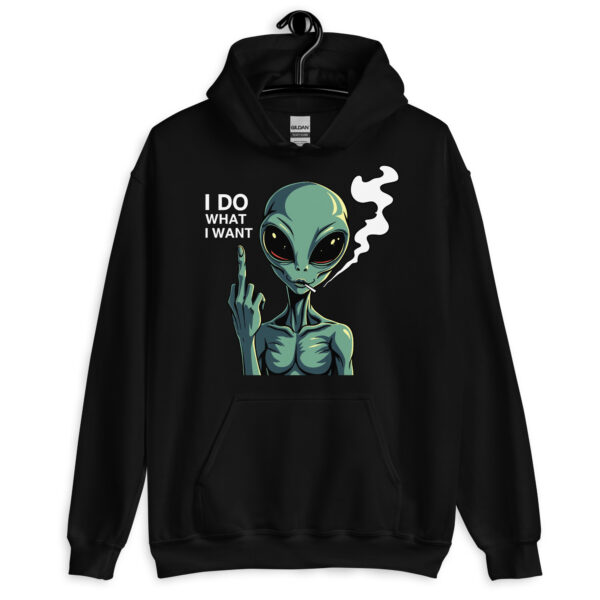 I Do What I Want Alien - Unisex Hoodie