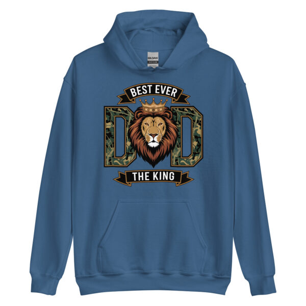 Best Ever Dad The King Lion - Unisex Hoodie