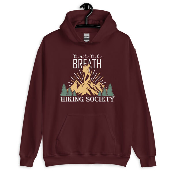 Out Of Breath Hiking Society - Unisex Hoodie
