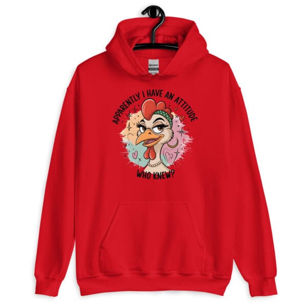 Apparently I Have An Attitude - Unisex Hoodie