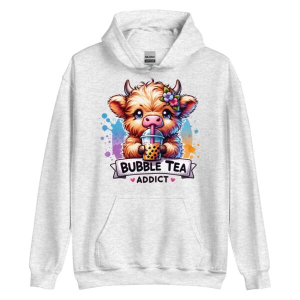Bubble Tea Addict Highland Cow - Unisex Hoodie