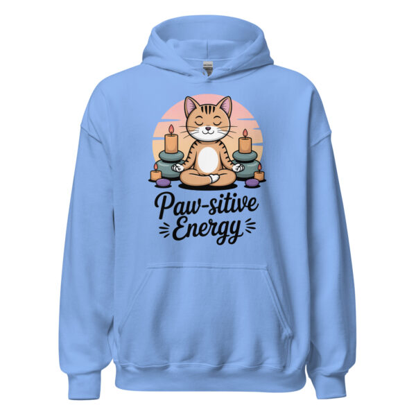 Pawsitive Energy | Zen Meditating Cat – Unisex Hoodie