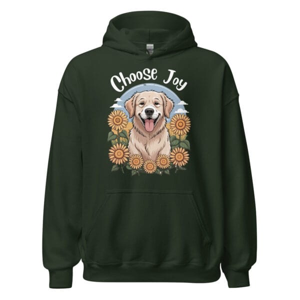 "Choose Joy" Golden Retriever – Unisex Hoodie