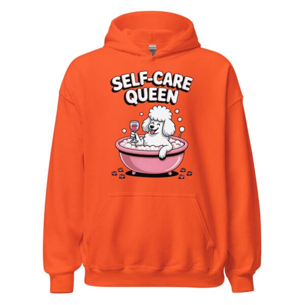 "Self-Care Queen" Poodle Bubble Bath - Unisex Hoodie