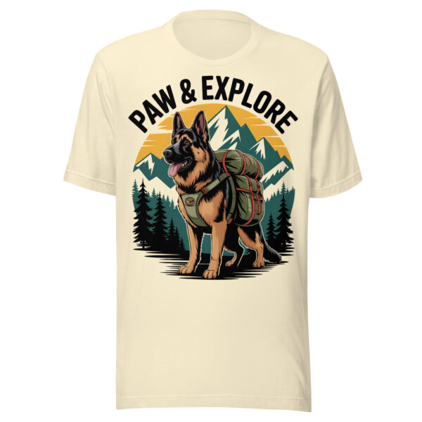 Paw & Explore | German Shepherd Adventure Tee – Unisex t-shirt