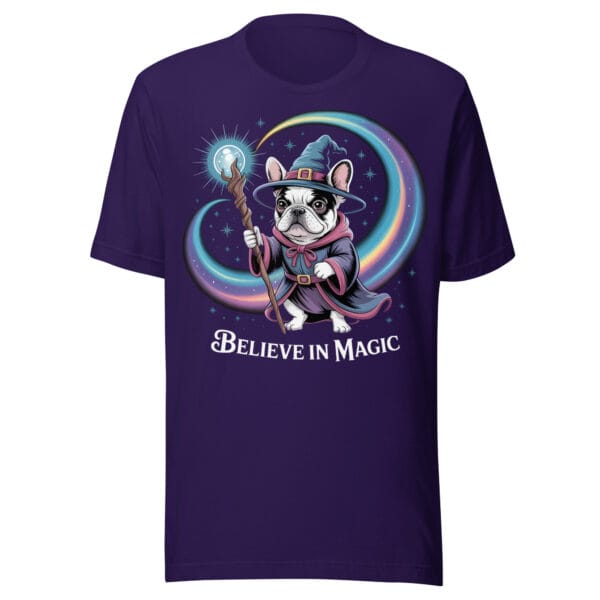 Magical French Bulldog Wizard – Unisex t-shirt