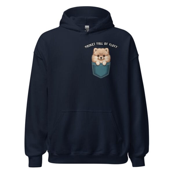 Pocket Full of Fluffy Cute Pomeranian – Unisex Hoodie