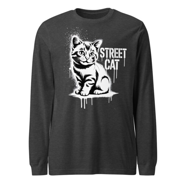 Street Cat Graffiti Art Graphic Long Sleeve – Unisex Long Sleeve Tee