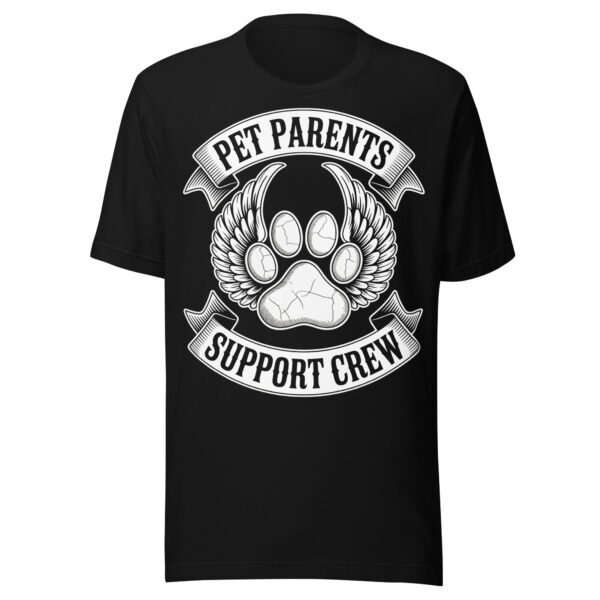 Pet Parents Support Crew Paw & Wings Graphic Tee – Unisex t-shirt