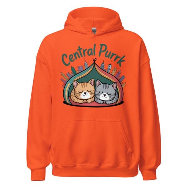 "Central Purrk" Funny Cat Lover | Cozy Kittens Graphic – Unisex Hoodie