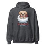 Golden Retriever puppy popping out of snowball 3D hoodie winter fashion gift