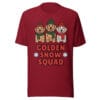 Golden Retriever Christmas T-Shirt - Golden Snow Squad design for dog moms and dads